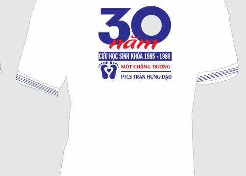 Áo Thun Hội Khóa - 30 Năm Ra Trường - Đồng Phục Didy