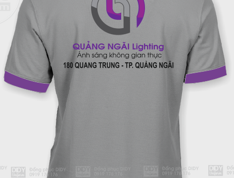 Áo thun đồng phục Quảng Ngãi Lighting
