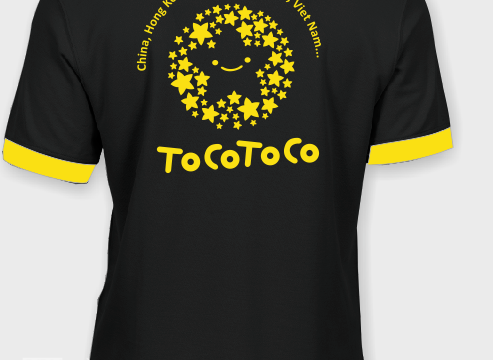 Áo thun đồng phục quán Trà Sữa Tocotoco