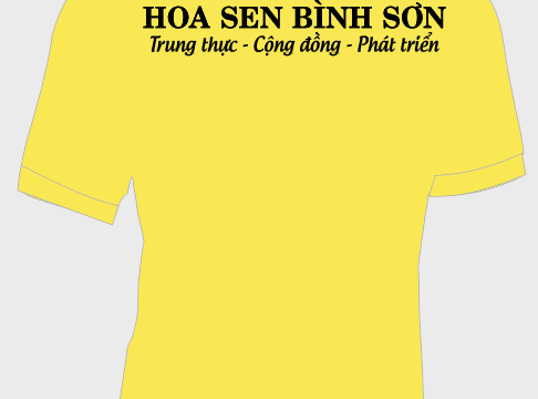 Áo thun nhân viên Tôn Hoa Sen