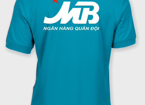 Áo thun nhân viên ngân hàng MB