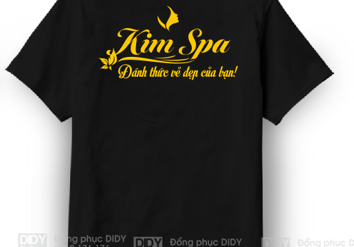Áo thun nhân viên Kim Spa Quảng Ngãi