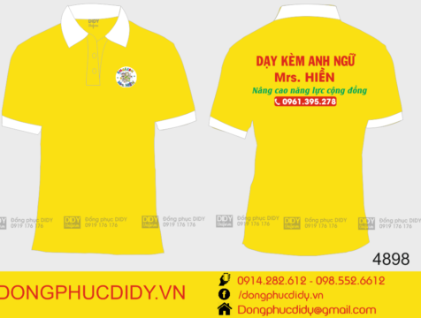 Áo thun trung tâm ngoại ngữ