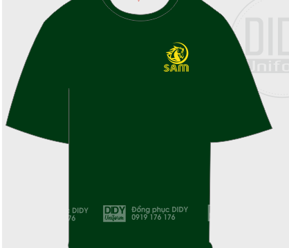 Áo thun nhân viên Cafe và trà sữa Sam
