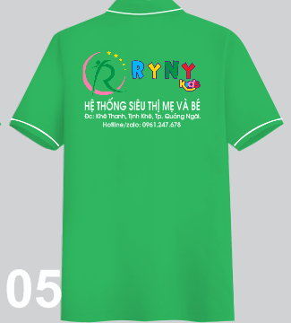 Đồng phục cửa hàng mẹ và bé RyNy kids