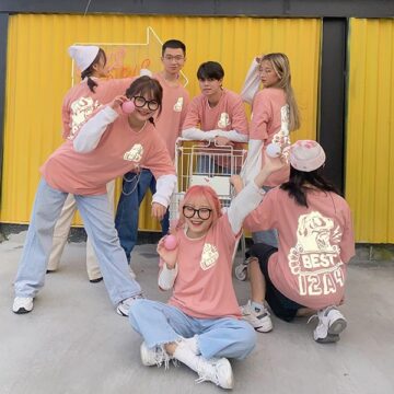 ao lop phan quang mau hong