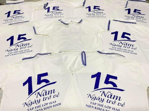 chi phí thiết kế in áo họp lớp