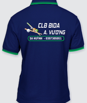 Áo đồng phục CLB Bida A. Vương