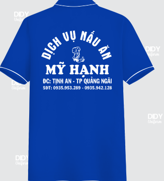 Áo thun dịch vụ nấu ăn Mỹ Hạnh