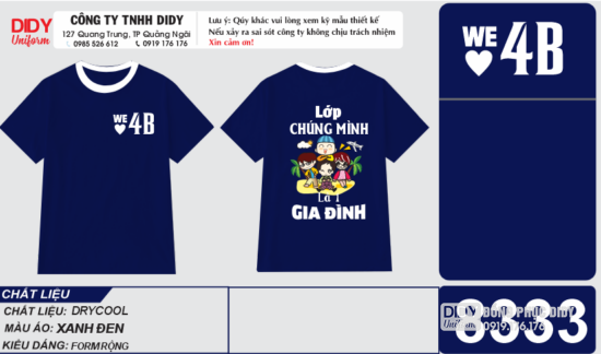 Áo lớp tiểu học