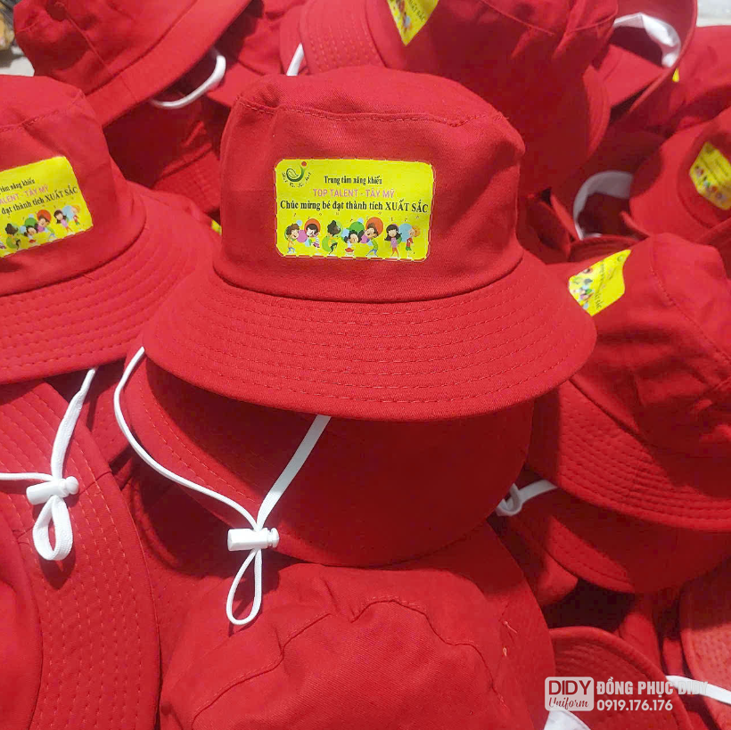 Nhận làm mũ theo mẫu riêng, in/thêu logo nhanh – đẹp – chuẩn màu!